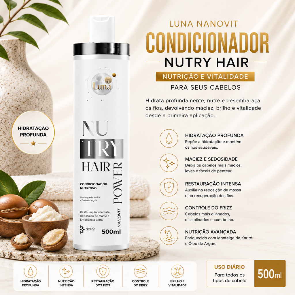 Condicionador Nutry Hair Power 500ml