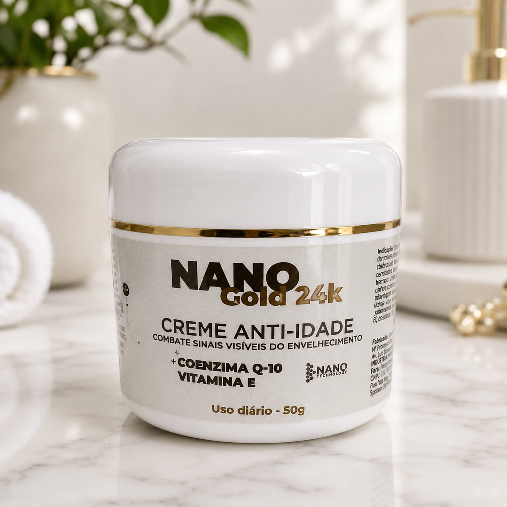 Creme anti-idade Coenzima Q-10 e Vit E 50g