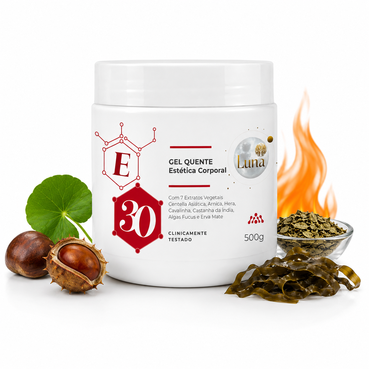Gel Quente para redução de medidas - Efeito termoativo 500g