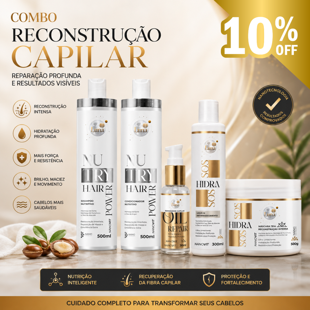 COMBO Reconstrução Capilar completa 10%OFF