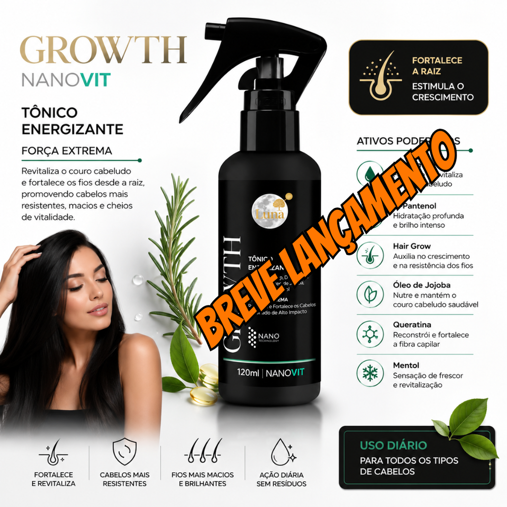 TÔNICO ENERGIZANTE GROWTH NANOVIT 120ML