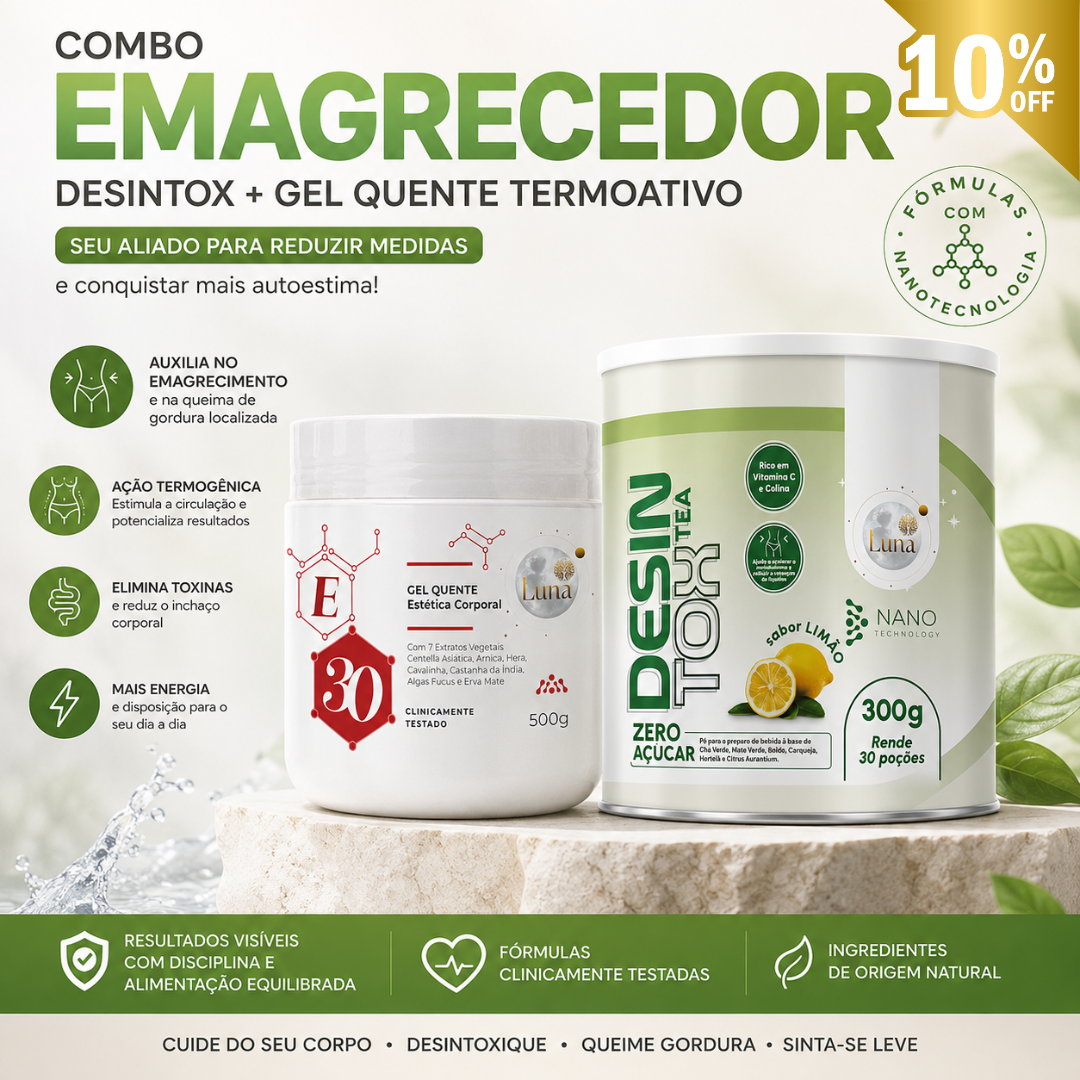 COMBO Emagrecedor 10%OFF