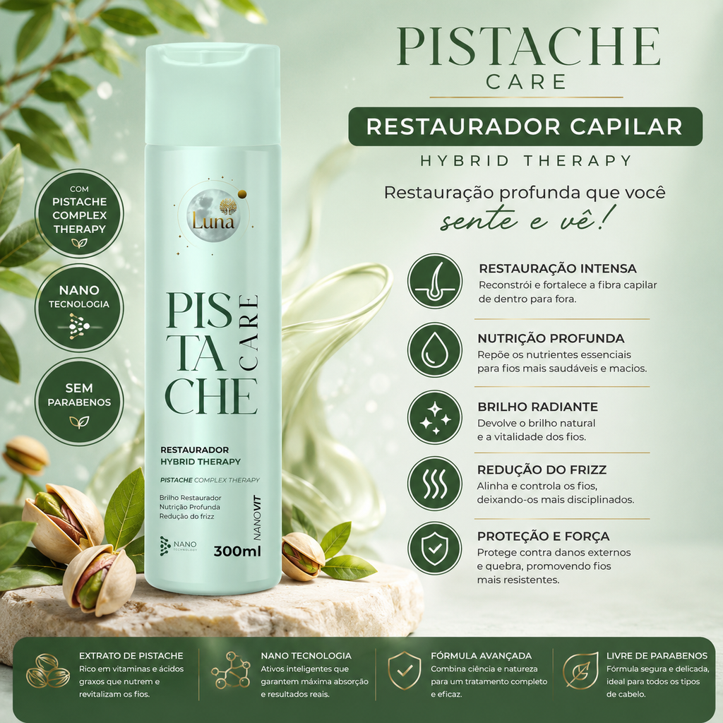 Restaurador Capilar de Pistache 300ml