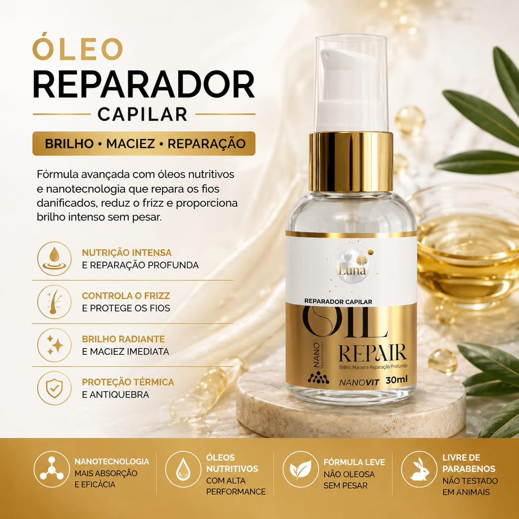 Óleo Reparador Capilar 30ml